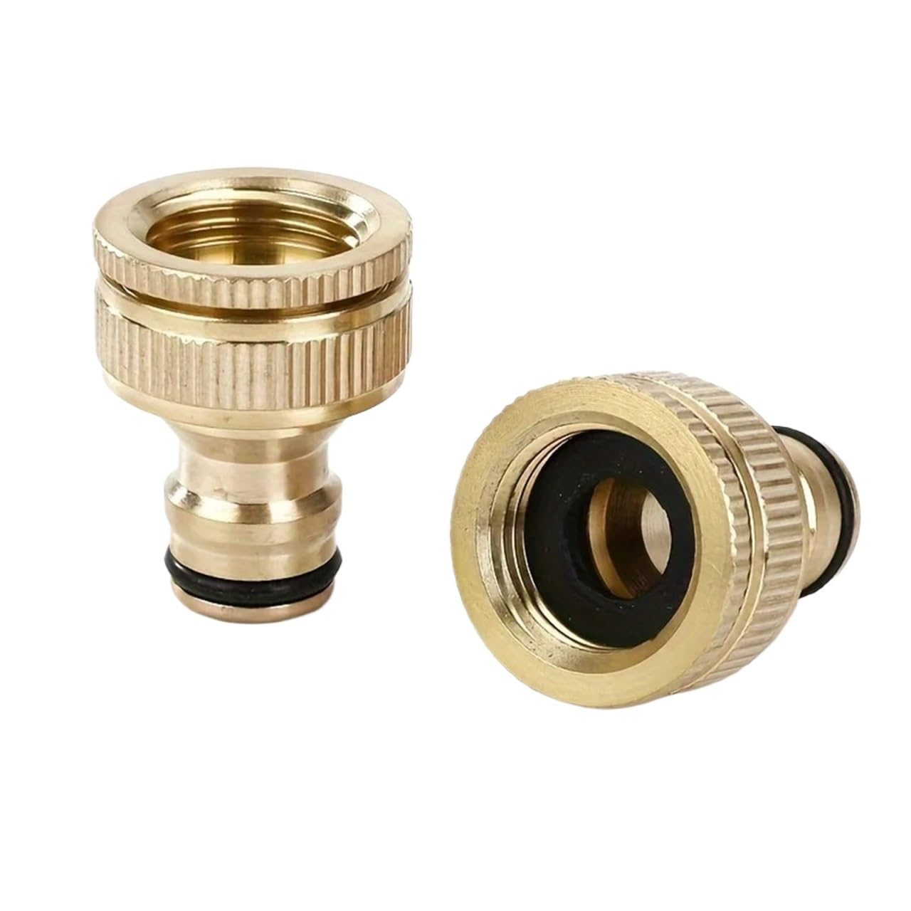 Bdfjeds Color Garden Hose Connector 5Pcs 1/2" 3/4" Garden Hose Quick Connectors 2 In 1 Faucet Adapter For Watering Irrigation Systems