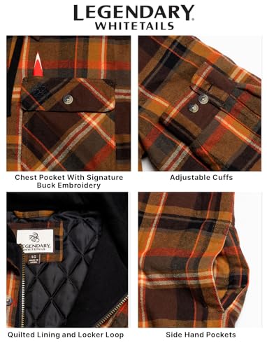 Image of Legendary Whitetails Mens Maplewood Hooded Shirt Jacket