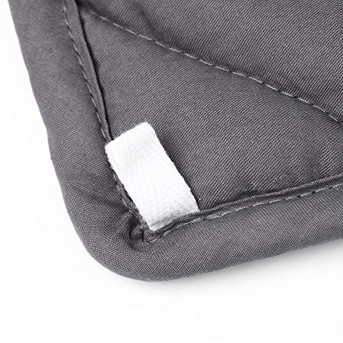 Image of Waowoo Weighted Blanket (4lbs 36 inchx48 inch) for Restful Sleep, Premium Material with Glass Beads (Dark Gery)