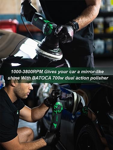 Batoca B02PO24-US-KIT2 Dual Action Polisher, Auto Buffers And Polishers, Da Buffer For Car Detailing, 6 Inches And 700W Random Orbital ,6 Variable Speed thumb #8