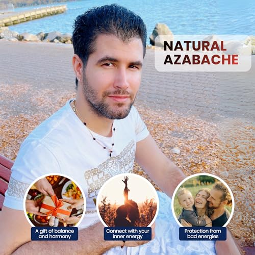 Azabache Necklace for Kids and Women, Real Jet Stone Figa Hand Charm for Evil Eye Witchcraft Protection Mal de Ojo Baby Infant Boys Girls 14k Gold-Filled, 18"3