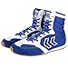 omcam Men's Wrestling Shoes Casual High Top Boxing Athletic Shoes Fashion Lightweight Sports Combat Sneakers,Blue,7.5