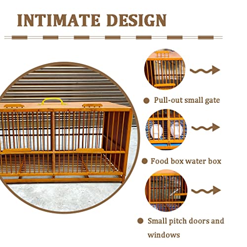 Grande maison pour oiseaux transportable et volière pigeons