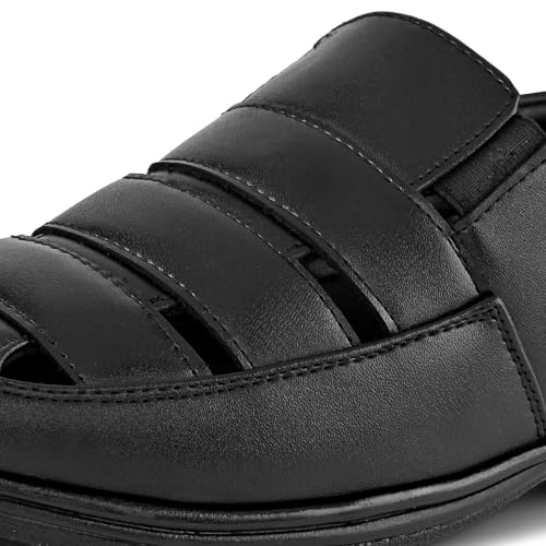 Image of Men's Faux Leather Fisherman Shoe Style Sandal (5UK - 13 UK)