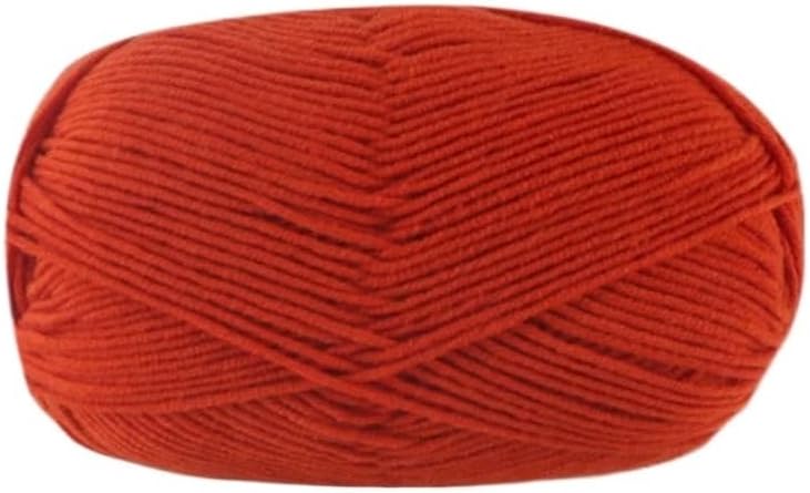 5 Rolls 50g 4-Ply Cotton Yarn for Crocheting Hand Knitting Blend(46)