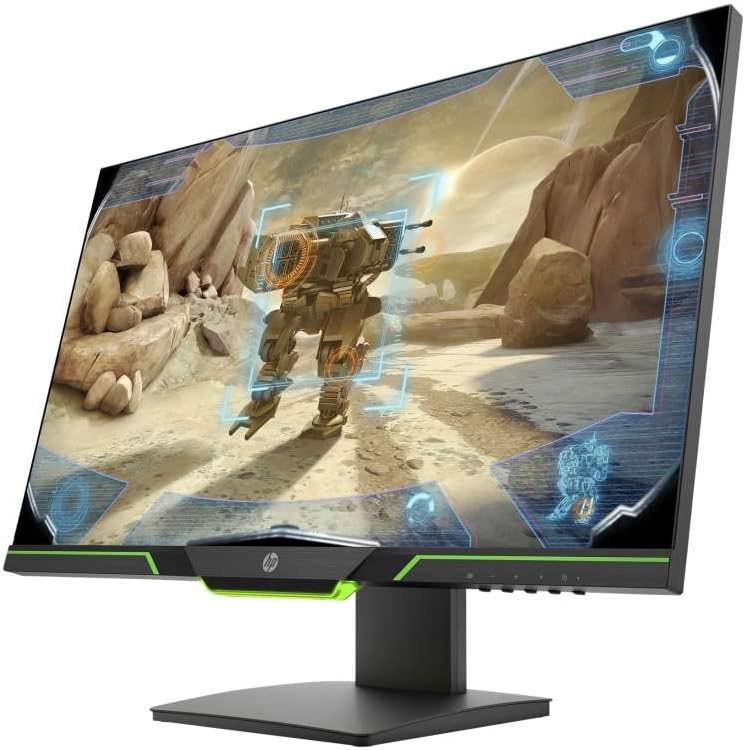 HP 27xq 27-inch QHD 1440p 144Hz 1ms Gaming Monitor with AMD FreeSync, Ambient Lighting, Height/Tilt Adjustable, and Narrow Bezel thumbnail 2
