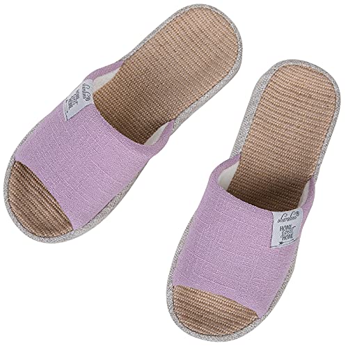 shevalues Women's Open Toe House Slippers Arch Support Lightweight