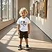 Toddler Boys Shirts Short-Sleeve Little Kids t Shirts Boys' Tops, Tees & Shirts Graphic TEE Age for 2-7 Years 4-Pack Black White