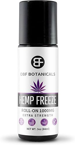 Miniatura 1 de OBF BOTANICALS - Rollo de cáñamo en rollo de 3 onzas, efecto instantáneo tópico para aliviar el dolor, extracto de cáñamo y mentol concentrado para