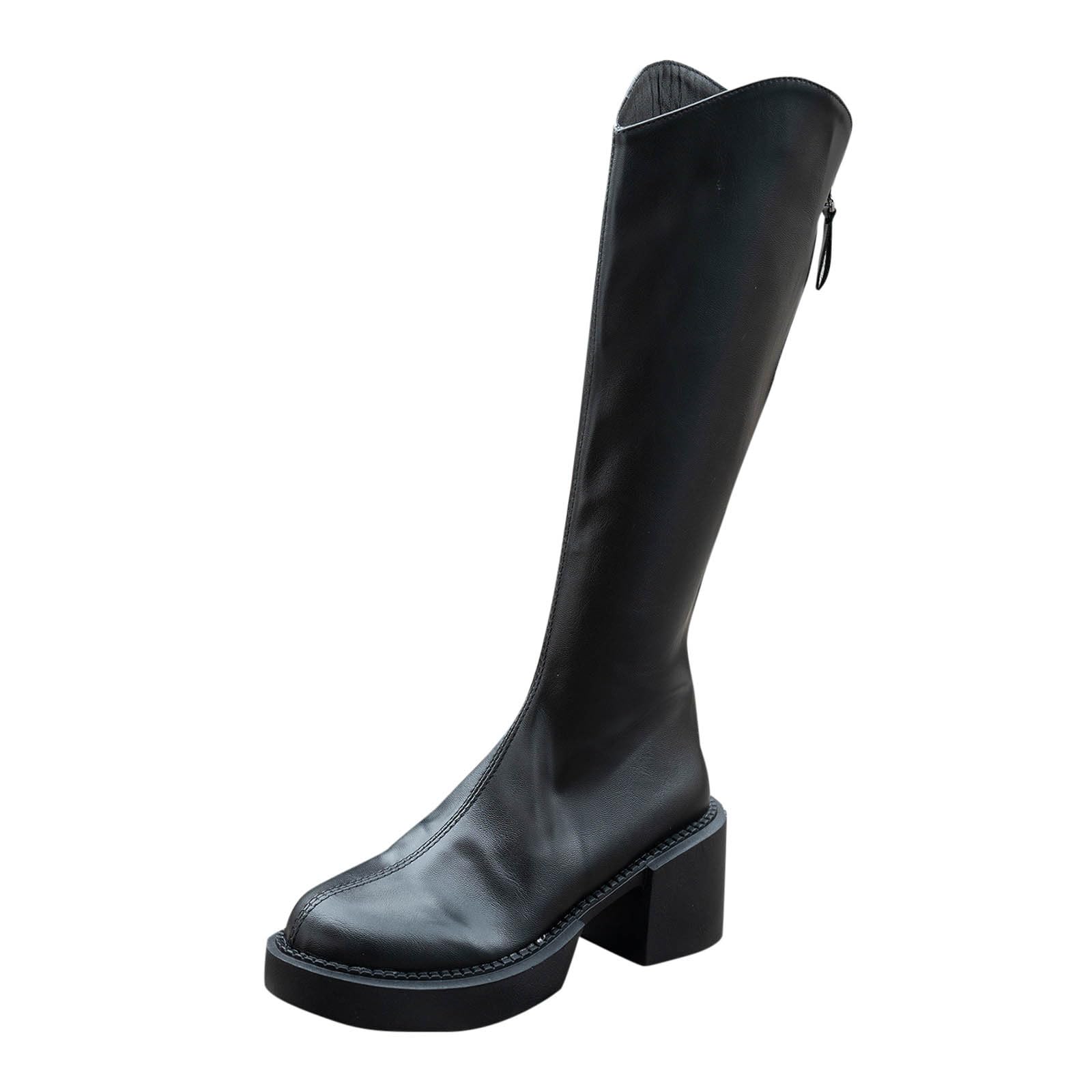 Bottes d'hiver à talon bas idéales pour vos balades en ville - 8