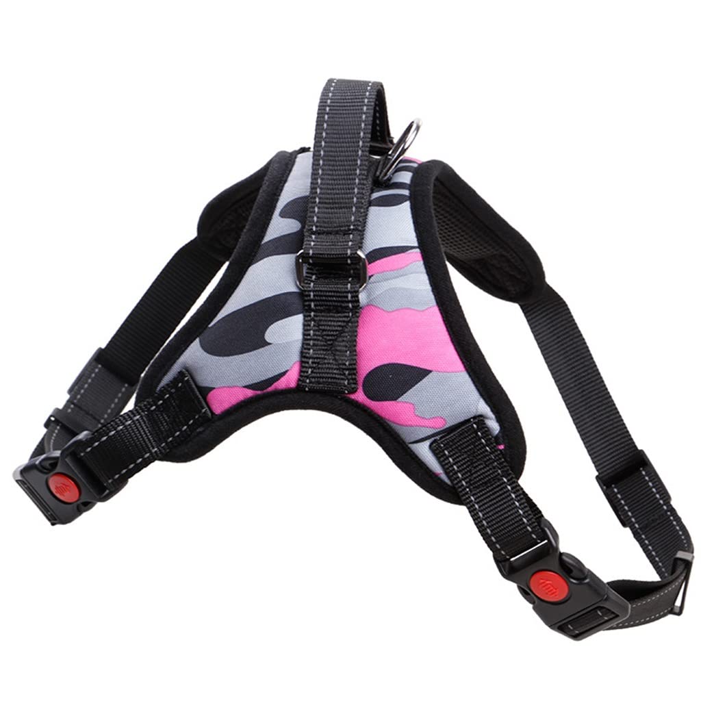 Collier chien nylon ajustable rembourré petit chien accessoire de marche S
