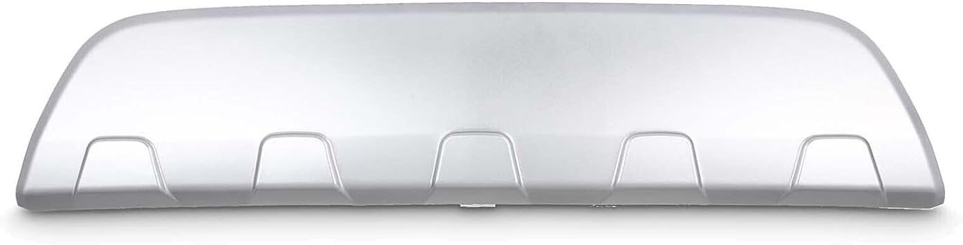Rear Bumper Lower Molding Skid Plate Silver for Buick for Encore 2013-2016 Plastic Textured