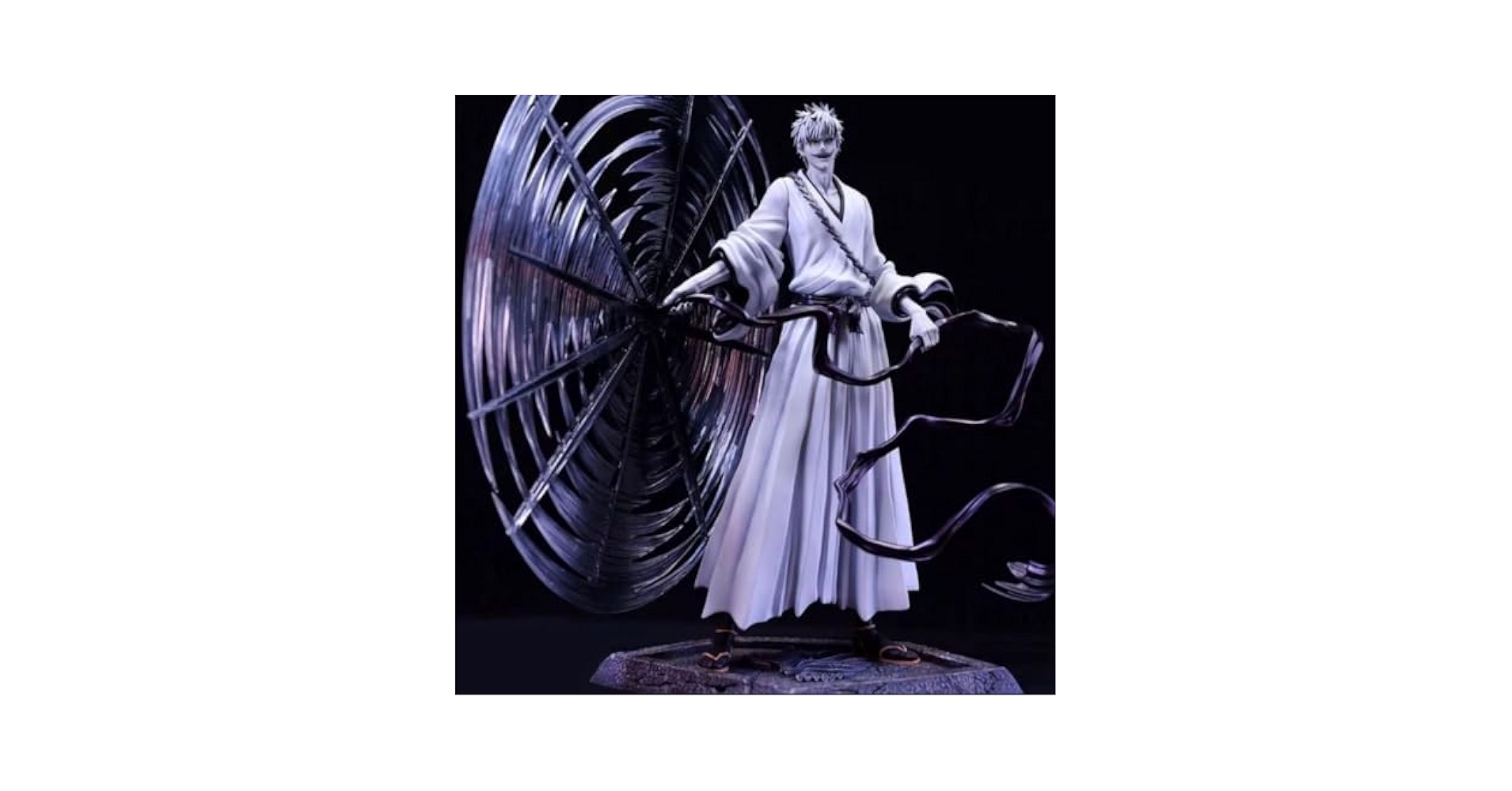 Amazon.co.jp: BLEACH 死神 黒崎一護 精巧フィギュア 白一護 斬