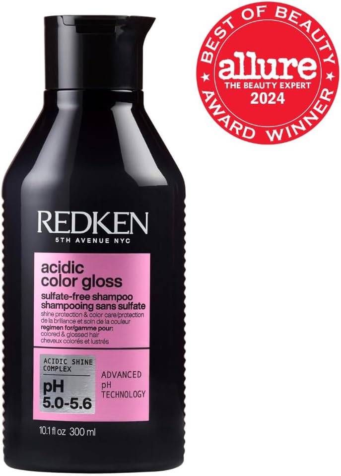 REDKEN - Shampoo Redken Acidic Colour Gloss | Shampoo to Protect Colour and Add an Intense Shine | For Coloured Hair | Sulphate Free | Formulated with Acid Shine Mix of