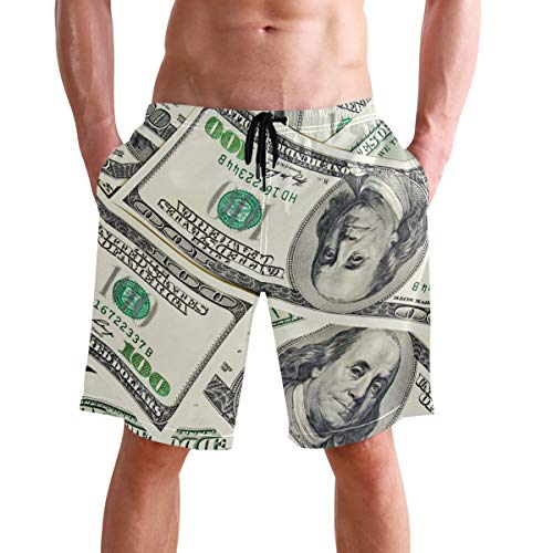 visesunny Hawaiian Men's Summer Beach Shorts Swim Trunks Sports Running Bathing Suits with Mesh Lining2