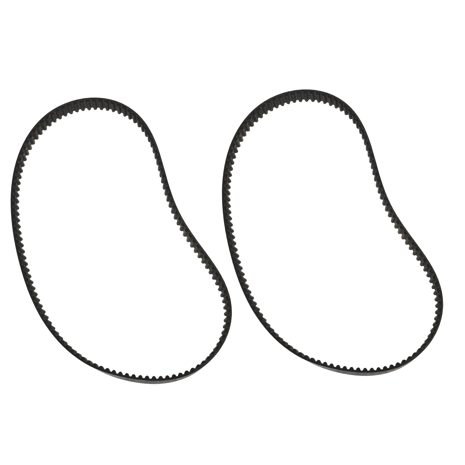 Briny River 2Pcs Lawn Mowers Belt HTD3573M Length 357mm Width 12mm Compatible with Powerbase SCM32A, 3M-357-12