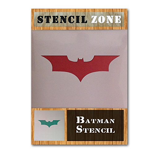 Batman Flying Wings Mylar Bat Hero Airbrush Peinture murale Art Artisanat Pochoir 1 (A6 Taille Pochoir - XXSmall)