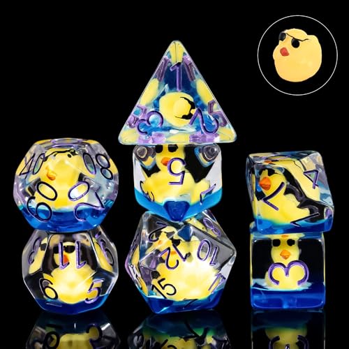 Dados de DND para juegos de mesa con bolsa de transporte en tardes de rol con amigos