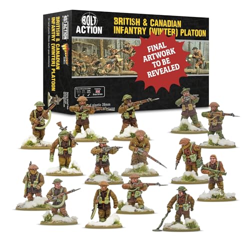 Figurines 28mm de la Seconde Guerre mondiale Warlord Games pour modélisme historique
