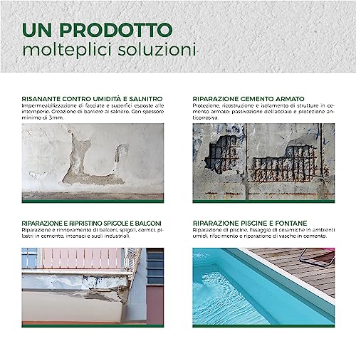 Aguaplast Operlite stucco risanante contro umidità e salnitro, 5kg - 3