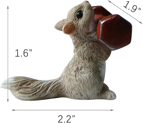 Miniatura 7 de Bonita figura de animal de resina, figura de conejo de fitness, estatua de jardín, bonito conejo, juguetes en miniatura, casa de muñecas, terrario,