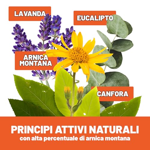 Olio Arnica Forte per Massaggi Rilassanti e Decontratturanti, Olio Ideale per Tensioni Muscolari e Sportivi con Canfora Riscaldante e Olio di Lavanda e Eucalipto, 250 ml - FITOATTIVI - 3
