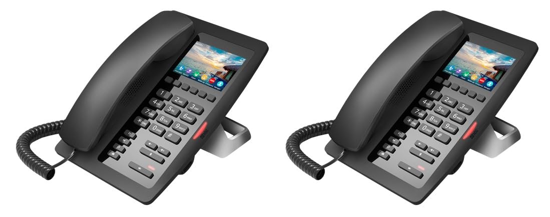 Fanvil H5W (2-Pack Bundle) WiFi IP Phone Black HD Audio (H5W-BL-2PK)