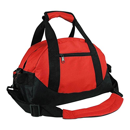 14" Carry-On, Luggage, Two Toned, Gym, Hunting, Golf, Travel, Sports, Travel, Yoga Gear - Durable, Firm Bag - (Royal, Red, Dark Green) (Red)2