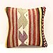 Throw kilim pillow cover 12x12 inch bohemian Turkish chair interiror design rustic handmade Accent Small Decorative Cushion Cover