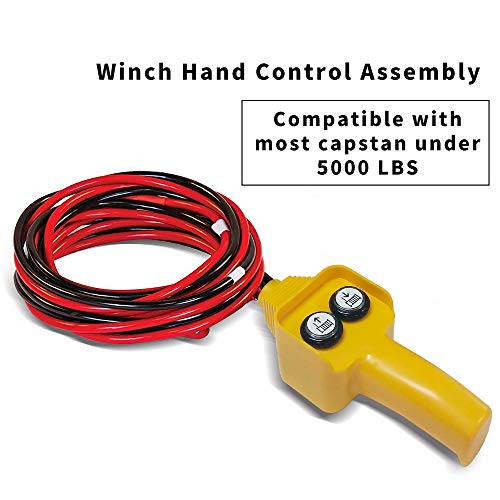 RUGCEL WINCH Winch Hand Control Assembly for Rated Pulling 1500lbs to 5000lbs 12V
