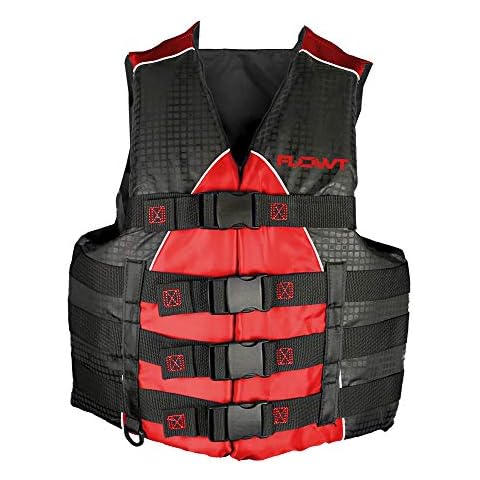 Flowt 40402-2-L/XL Extreme Sport Life Vest, Type III PFD, Closed Sides, Red, Large / Extra Large, Fits chest sizes 40" - 50" Cover