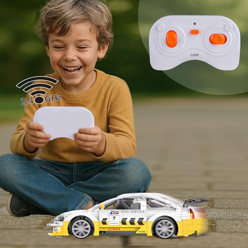 Voiture de course Opel Astra CADA C51081W télécommandée en briques - 2