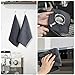 KinHwa Dish Cloths for Washing Dishes Kitchen Towels Microfiber Dish Towels for Kitchen Dish Towels Absorbent 8inch x 8inch 6 Pack (Gray, 12in x 12in 6 PC)