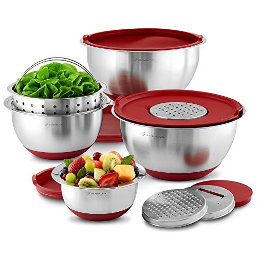 Wolfgang Puck Bistro Elite 12-piece Stainless Steel Mixing Bowl and Prep Set