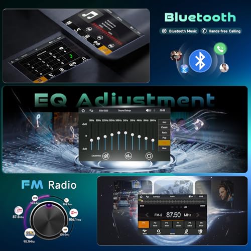Radio para auto con pantalla táctil 7 pulgadas y cámara trasera miniatura 4