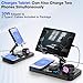 30W Magnetic Wireless Charger for Samsung Foldable Android Mag-Safe Charging Station for Galaxy Tab with Clock &7 Color Light, Watch Charger for S25 Ultra, for Samsung Watch8, Galaxy Buds3 Pro(Black