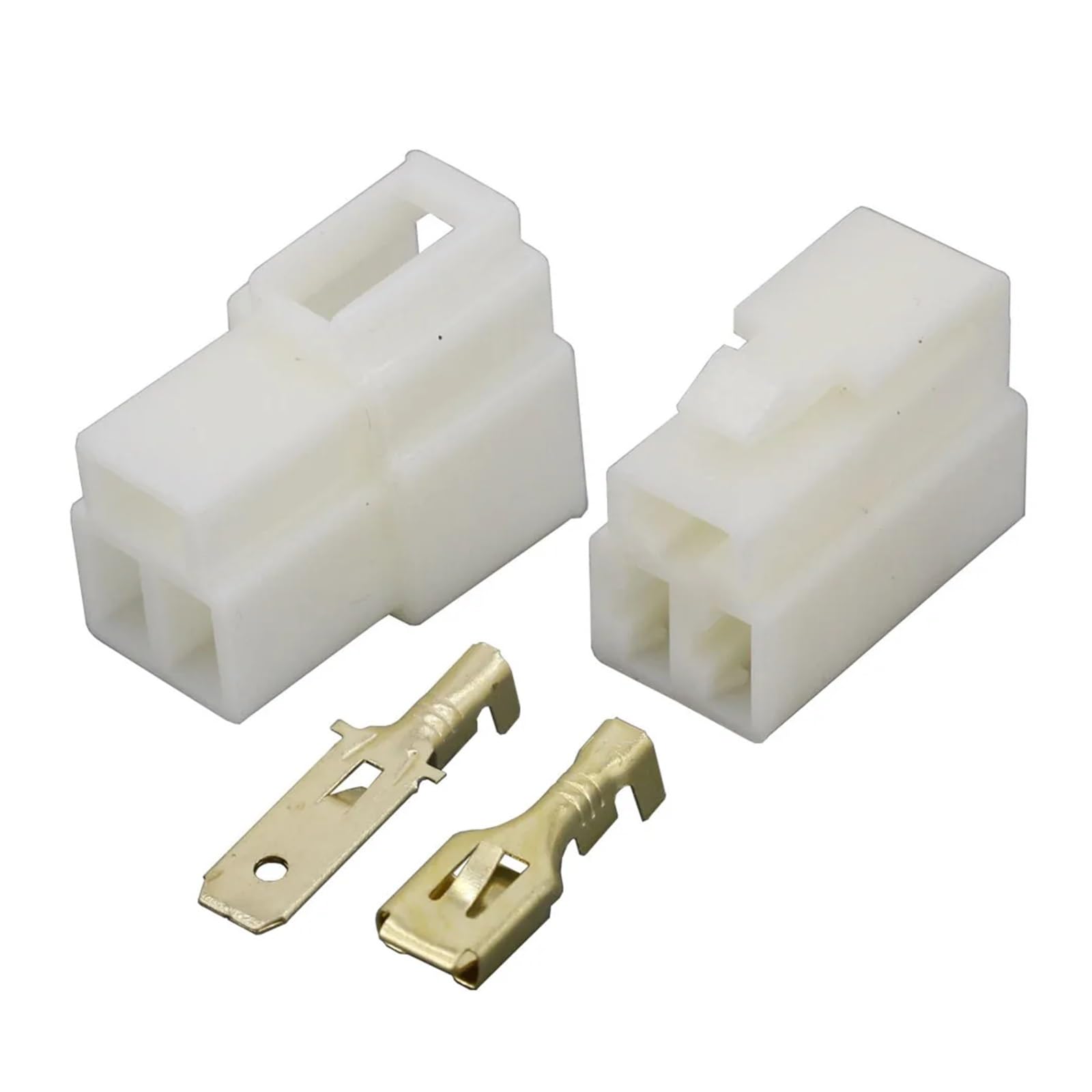 100 Sets 6,3 mm Pin DJ7031-6. Kfz-Stecker-Kabel-Terminal-Stecker-Kits Motorrad-Auto-Terminalstecker