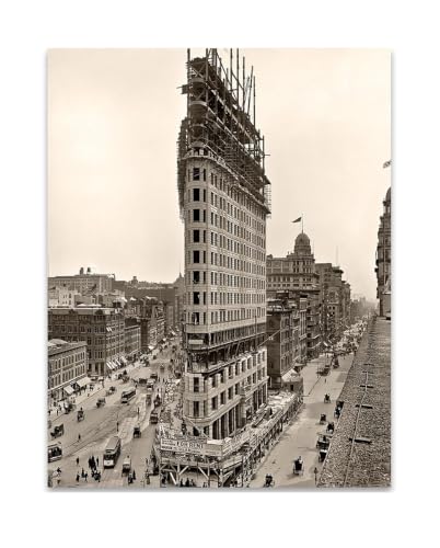 Flatiron Building Under Construction Print