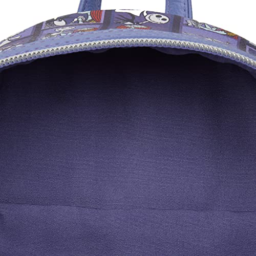 Loungefly x Nightmare Before Christmas Jack and Sally Valentine Mini Backpack2