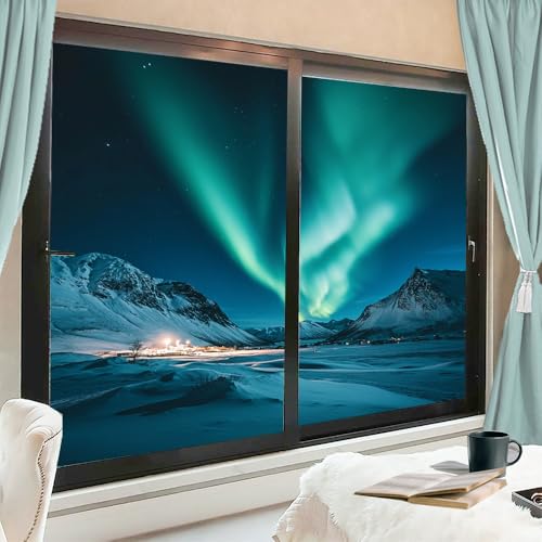 Vinilo decorativo opaco para ventana 31.5x55.1 pulg x 2 piezas miniatura 1