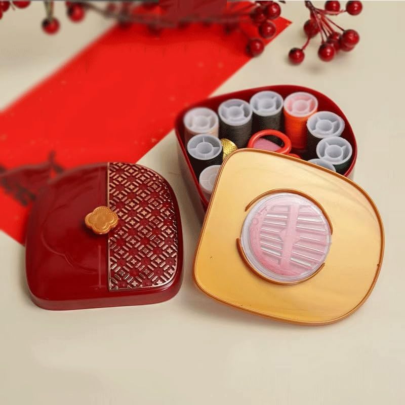 MVNOIRE Multi-Functional PP Sewing Kit Needle Thread Bag Home Set Storage Box