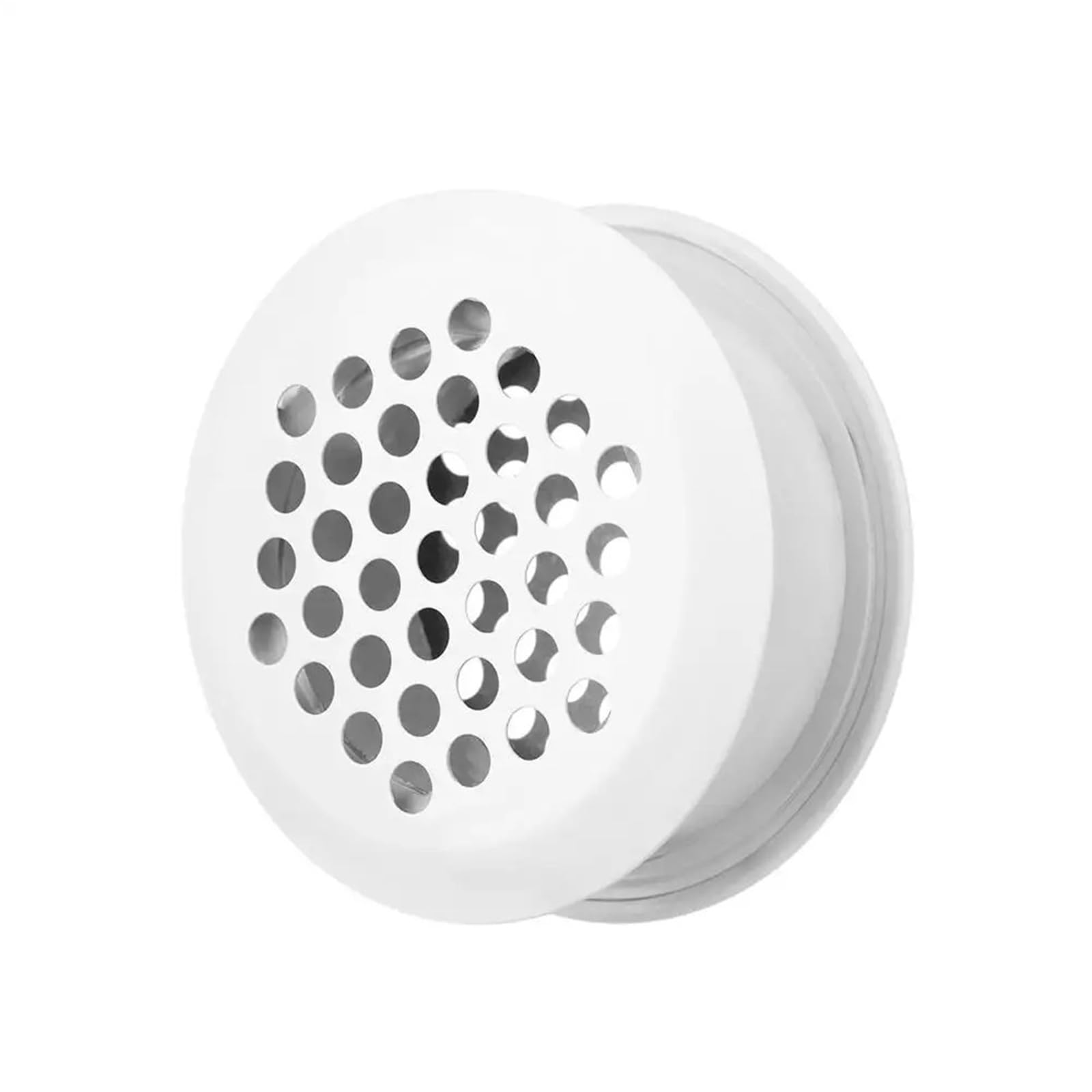 Ventilation Grilles 5pcs Furniture Hardware Louver Ornaments Double Sided Shoe Cabinet Ventilator Grille Air Vent(White)
