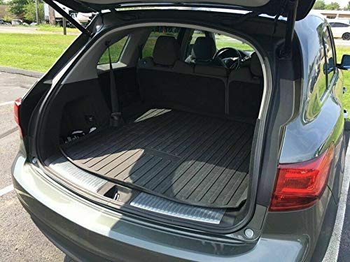 Eaccessories Ea Cargo Liner - Trunk Mat For Acura Mdx 2014-2020 – Weather-Resistant Trunk Mats For Cars With Raised Lip – Non-Slip Car Trunk Mat Rubber – Easy To Install – Laser Pre-Cut Design #TOP1