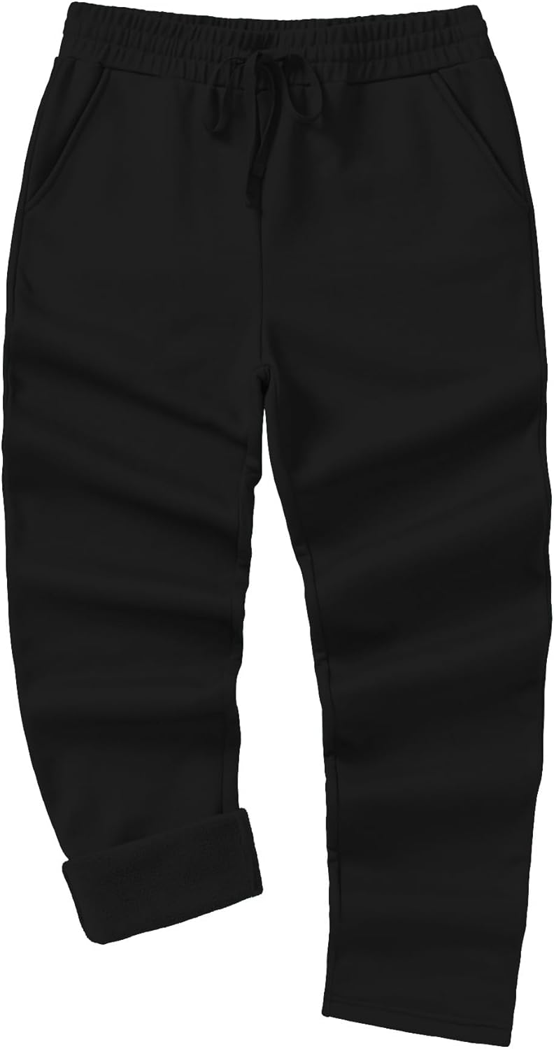 Weintee Men's 34" Inseam Tall Sweatpants Fleece Pants for Winter