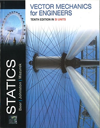 Vector Mechanics for Engineers Statics 1259062694 Book Cover