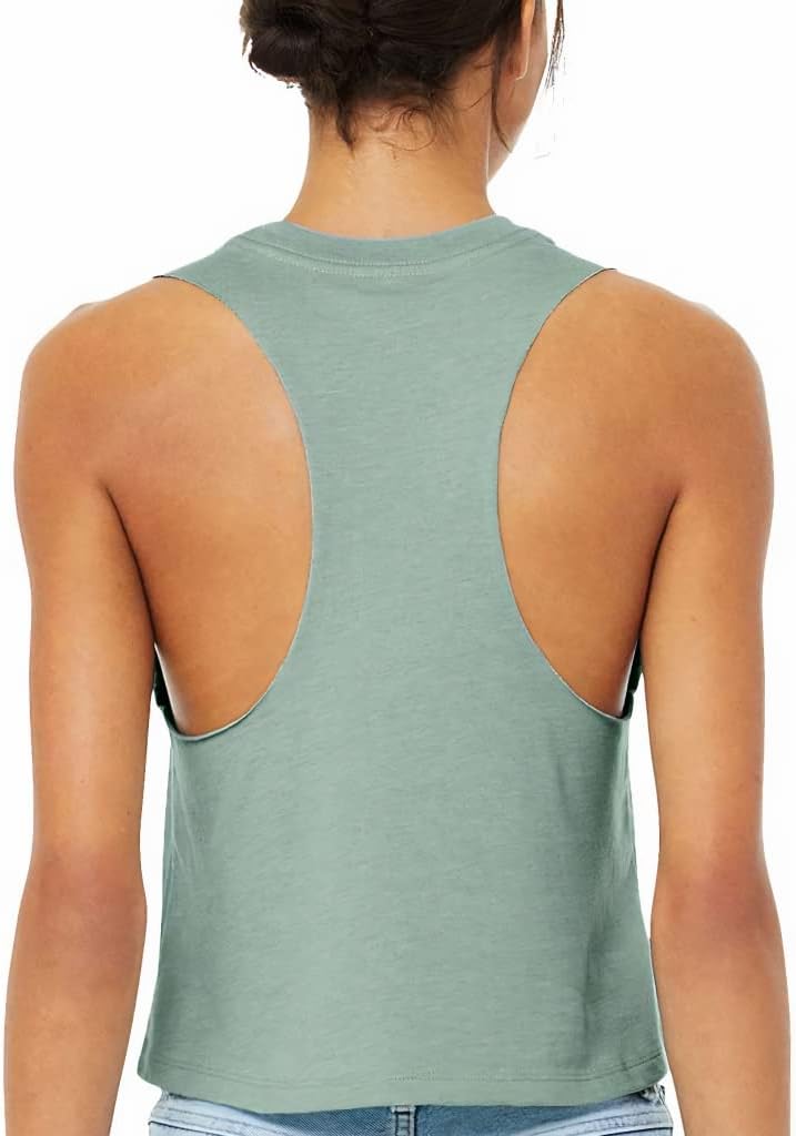 Do More of What Makes You Happy Racerback Cropped Tank - Makes You Happy Quote