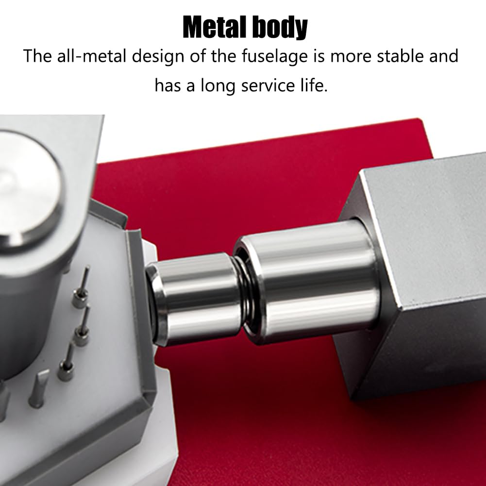 Uhrenarmband-Entferner, Uhrenarmband-Glieder-Entferner-Werkzeug, drehbar, mit Mehreren Schlitzschraubenköpfen und Stanzern, Metallgehäuse für Reparatur- und Wartungsarbeiten
