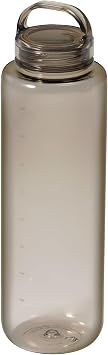 CB Japan Tritan Water Bottle, With Markings Dishwasher Safe, Brown, 33.8 fl oz 1,000 ml, Half Rotation, 180 degrees, Easy to Open and Close, Integrated Gasket, BPA Free, Lightweight, EDGE Bottle