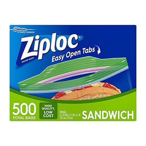 Ziploc Easy Open Tabs Sandwich Bags 125 Count (Pack of 4) - image 6