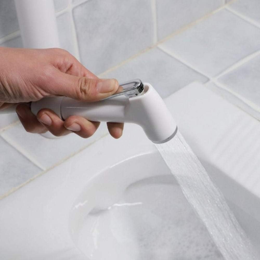 1Set Toilet Bidet Tap Handheld Shower Sprayer Female Flushing Device Kit,A (B)